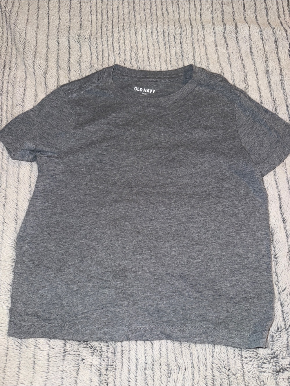 Old Navy Gray Heather Short-Sleeve Tee